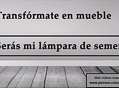 Transform Into Furniture For Semen Lamp Jerk Off Instructions In Spanish.