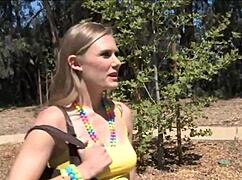 Blonde lesbian dominates with toys, making her cum hard!