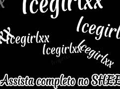 Fat big tits woman rubs his dick until he cums on her tasty boob in lingerie