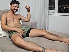 Getting pounded by Petrick Garcia's massive cock in raw action