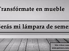 Transform Into Furniture For Semen Lamp Jerk Off Instructions In Spanish.