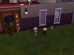 blonde gwen gets a powerful golden shower in wicked of whimsville episode 15