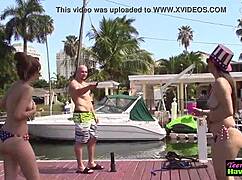 Party Teens Engage In Outdoor Activities