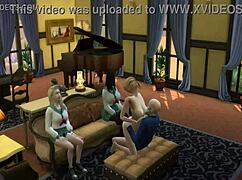 Dragon Ball Hentai: Maestro Roshi's Sex Harem with Anal and Oral