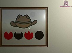 intense blowbang with monster cocks in hentai escape room