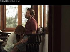 Redhead beauty michelle h unleashes sensual sex in doggystyle and creampie action.