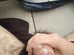 Young Portuguese gay guy jerks off actively