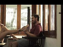 Redhead beauty michelle h unleashes sensual sex in doggystyle and creampie action.