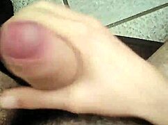 Young Portuguese gay guy jerks off actively