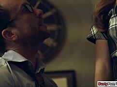 Cute Sally Squirt Bangs Her Instructor. What a Wet Lesson to Learn!