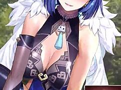 Yelan from Genshin Impact in anime style