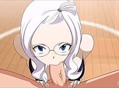 Mirajane from Fairy Tail gets the best fuck in hentai game