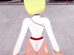 Power Girl in Free POV with Superman Fantasy
