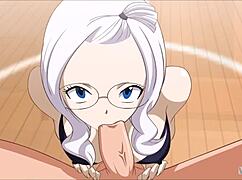 Mirajane from Fairy Tail gets the best fuck in hentai game