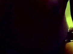 Black Couple Engages in Wet Pussy Riding and Intense Cock Action.