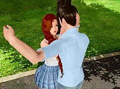 Ripples 34 game with curvy 3d character