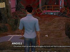 Ripples 34 game with curvy 3d character