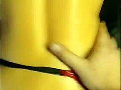 Big ass brunette bent over in close up role-playing with curvy partner amateurs