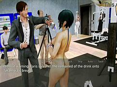 Exploring the academy in this anime game adventure