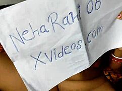 desi babe explores roleplay with intimate touches on curves