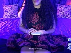 I-I read your tarot cards and give you jerk off instructions to cum all out, chapter 1, Halloween special, Agatha Dolly