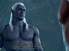 Baldurs Gate 3 Naked Playthrough Halsin Romance Gay Sex Scene No Mods