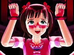 Haruka's Jiggly Body in Hosomi No Ken