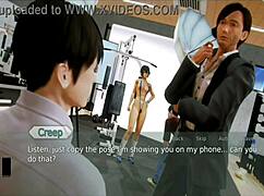 Exploring the academy in this anime game adventure