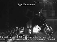 married milf shows off in skirt cuckold watches voyeur films outdoor