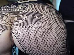 in the kitchen, a cute amateur gets her ass fucked hard while wearing red shoes in 4k