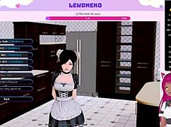 lewdneko vtuber starts harem hotel game