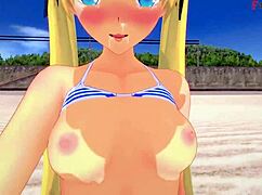 Marie Rose Fucks In Bikini On Beach!