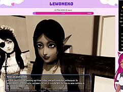 lewdneko vtuber starts harem hotel game