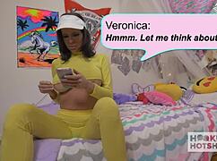 veronica avluv gets face sprayed and both holes slammed hard