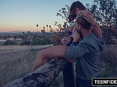 i watch keisha grey get creampied outdoors