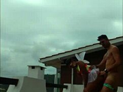 lunna vaz and i fucked on the balcony during the party