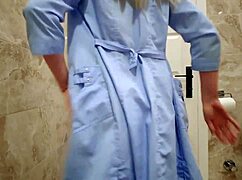 this nurse got caught masturbating, tried to fuck, but gave a prostate massage instead! 😳