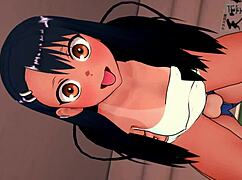 Nagatoro in Towel Ready for Play in Adult Anime