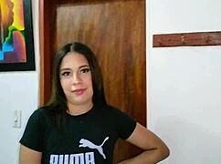 My Latina Colombian Girlfriend Calls Me While Alone at Home