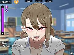 In the confession game, anime hentai unfolds with playful challenges.