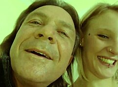 Blonde Jacky deepthroats big cock fingering masturbation