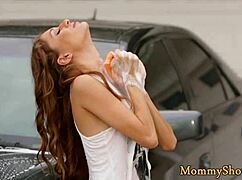 Milf and stepdaughter scissor with raw passion in steamy encounter