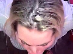 Watch This Blonde Slut Deepthroat For 10 Minutes, She Loves Dick!