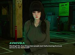 In the game Eternum 135, players explore anime worlds. What adventures await?