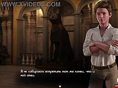 treasureofnadia - bossy lady makes him finish with her foot in episode 2