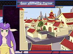 Avatar: The Last Airbender - Azula Showers In Four Elements Trainer Part 21