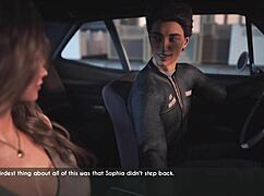 Blonde MILF stiefmoeder Sam plaagt met haar grote kont