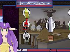 Avatar: The Last Airbender - Azula Showers In Four Elements Trainer Part 21