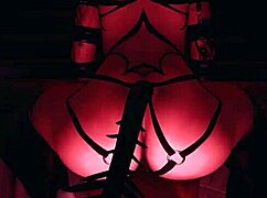 you get close up with a red hot demon girl in uncensored pov assfucking