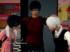 is my bully really my lover in this 3d homemade scene?